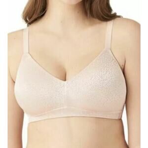 Wacoal 852303 Back Appeal Wire free Bra Full Coverage Rose Dust 40D